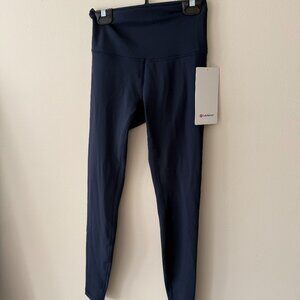 Lululemon Wunder Train 28" Leggings True Navy Size 4